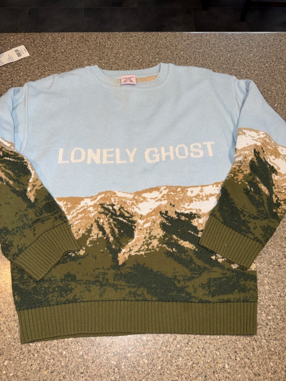 LONELY GHOST Mountain Crewneck Sweater